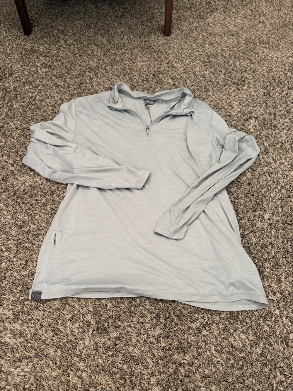 Puma Light Blue Half-Zip Pullover